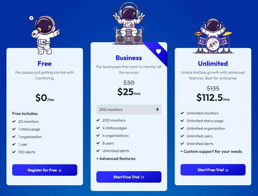 Robotalp regular pricing