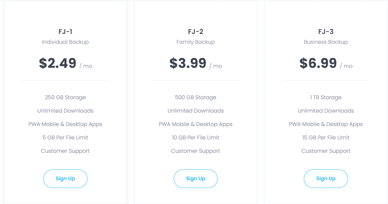 filejump regular pricing