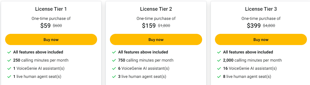 voicegenie appsumo price 