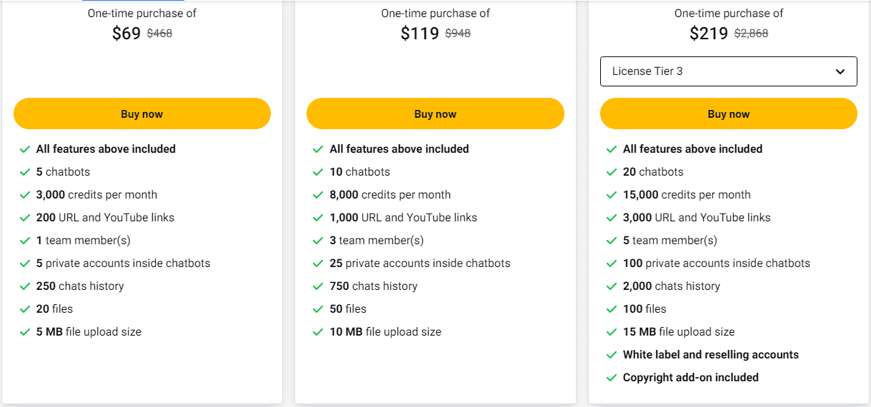 InsertChat appsumo price