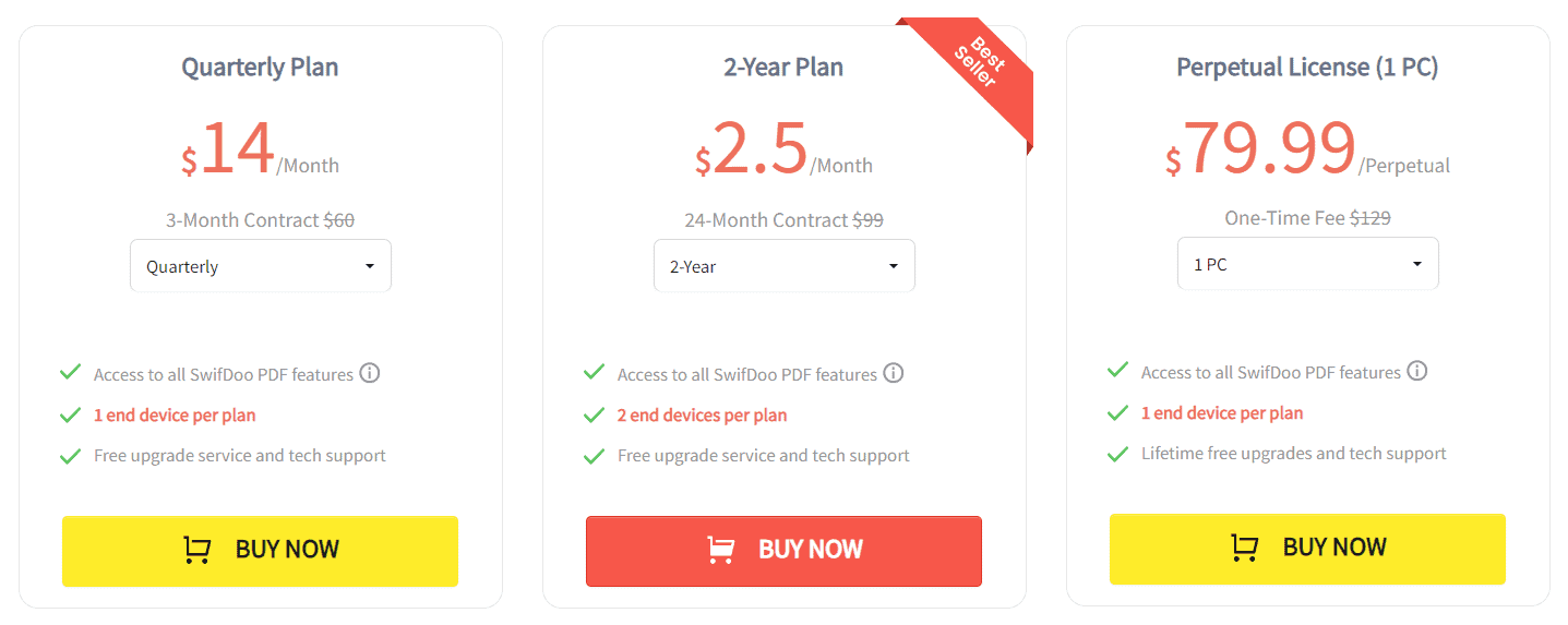 SwifDoo PDF Lifetime Deal: PDF Management Tool 8 swiftdoo regular pricing