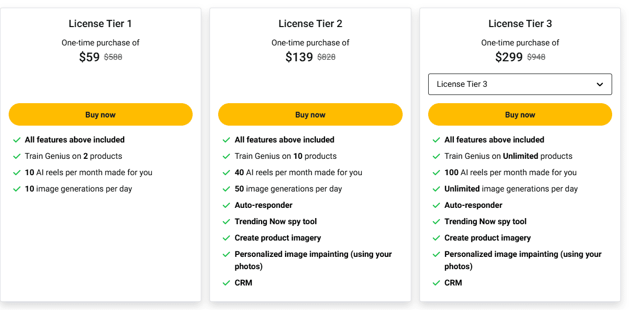 Genius ai appsumo price