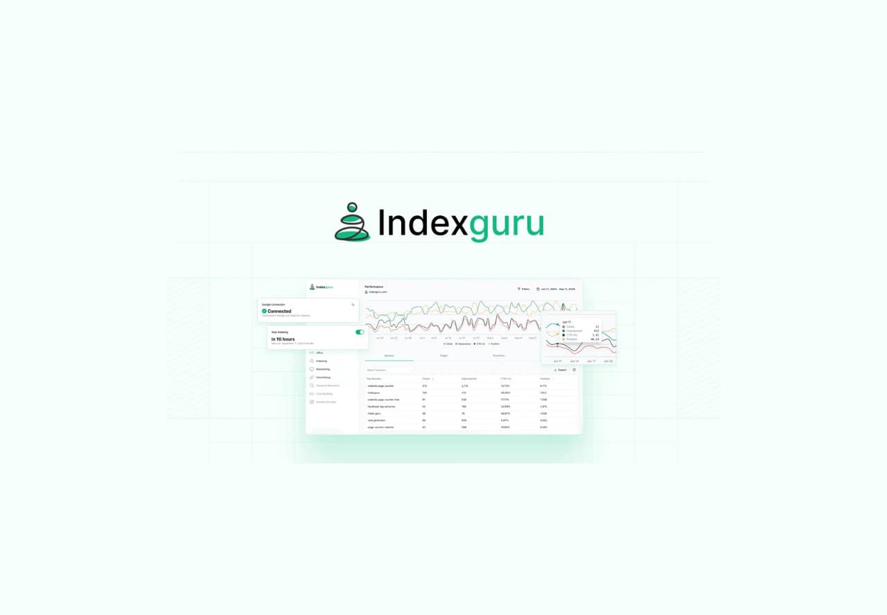 Indexguru lifetime deal on appsumo