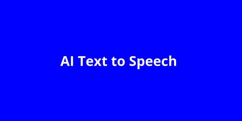 AI Text to Speech Black Friday Deal