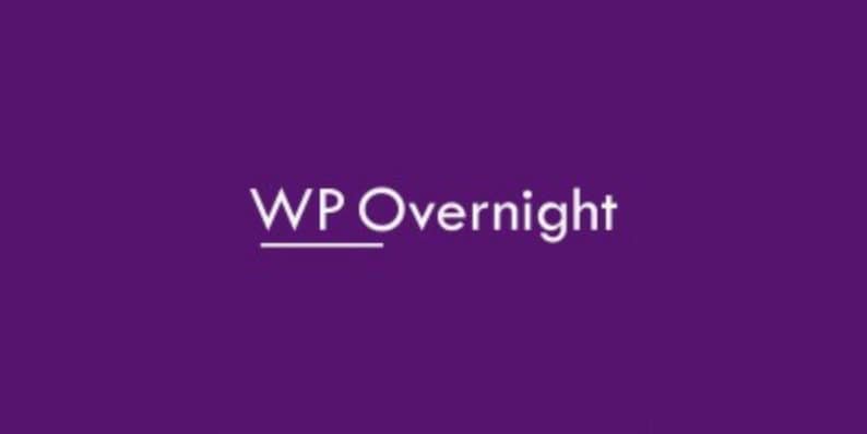 WP Overnight Black Friday Deal