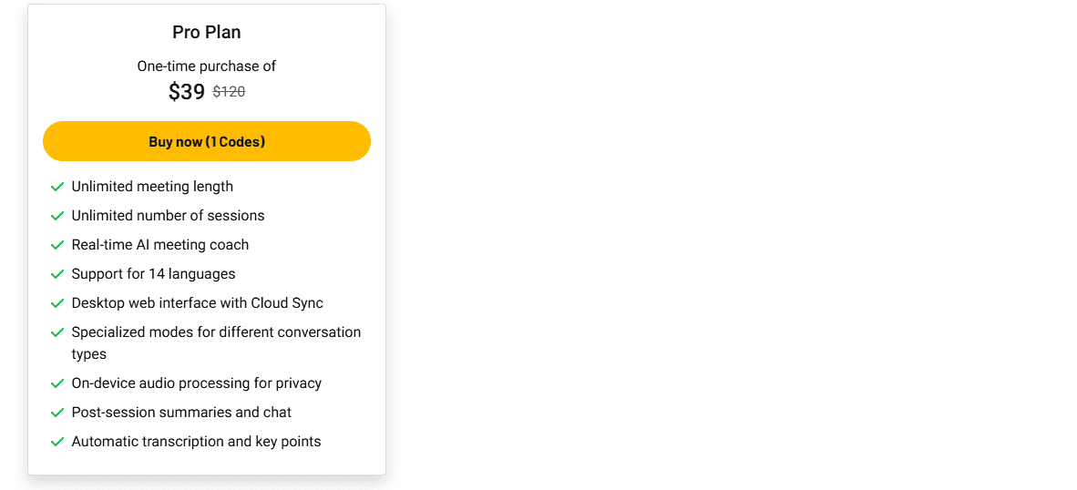 hedy ai appsumo price 