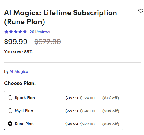 AI Magicx stacksocial price