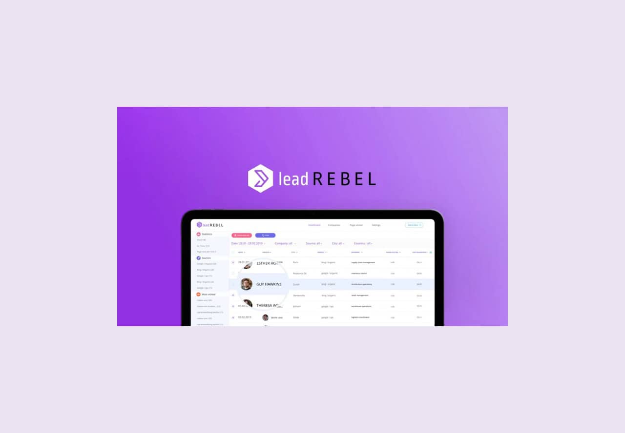 LeadRebel lifetime deal on appsumo