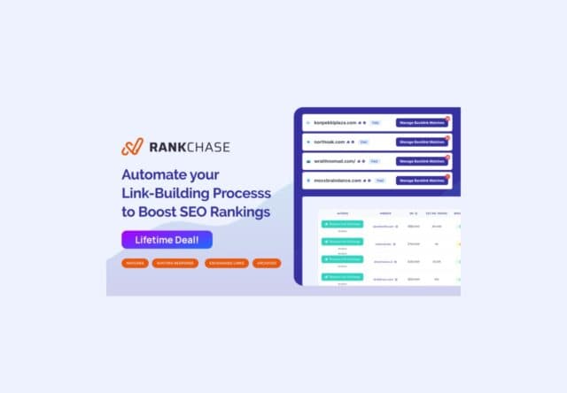 RankChase lifetime deal on rockethub