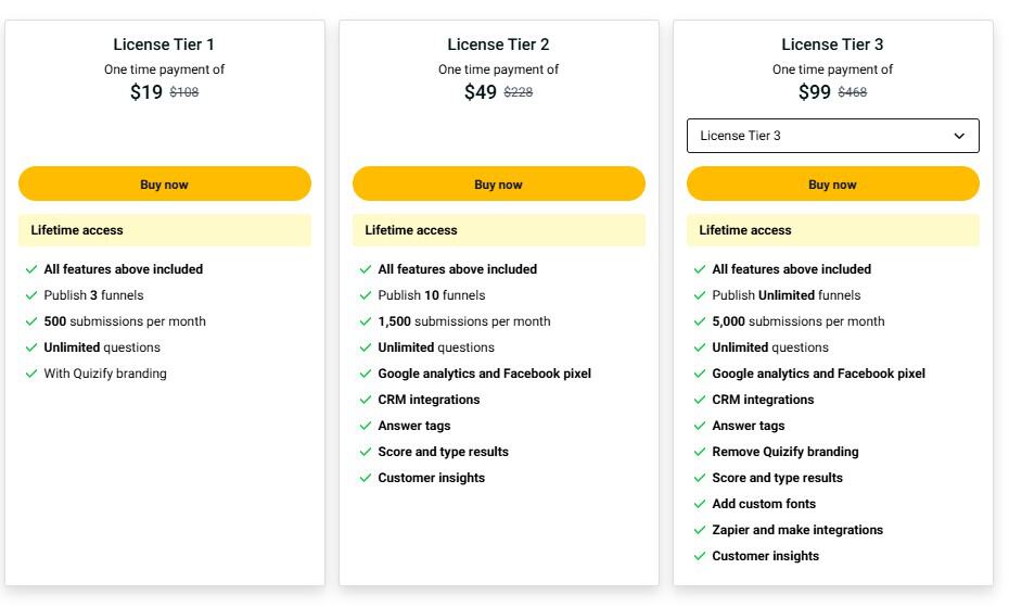 quizify appsumo price