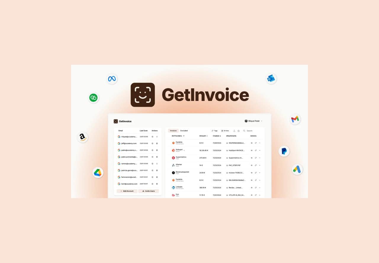 GetInvoice lifetime deal on appsumo