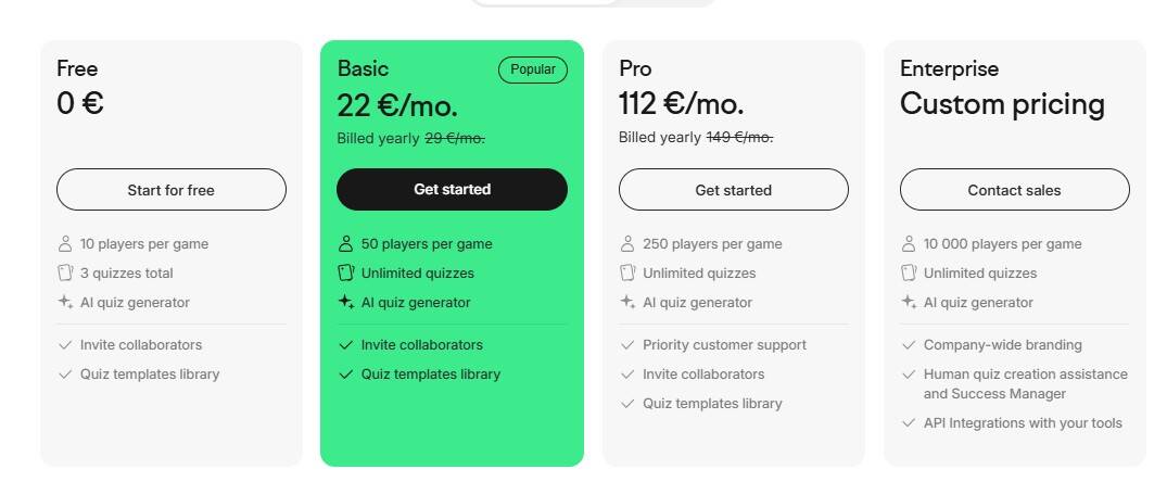 Kvistly Lifetime Deal: AI Quiz Tool 4 Kvistly reguular pricing