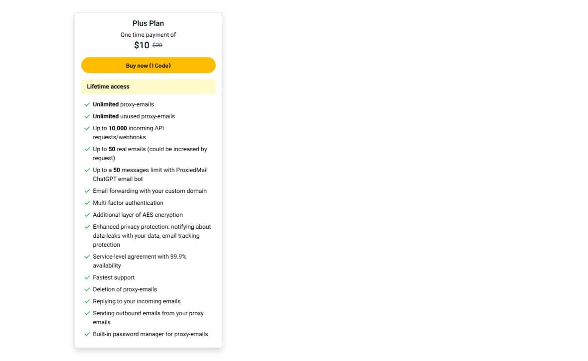 ProxiedMail appsumo price