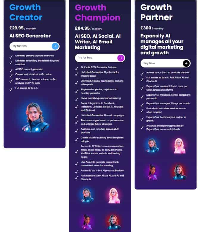 expansify ai regular pricing