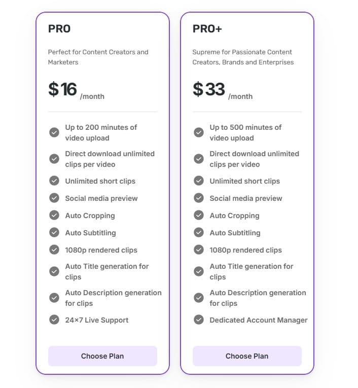 quickreel regular pricing