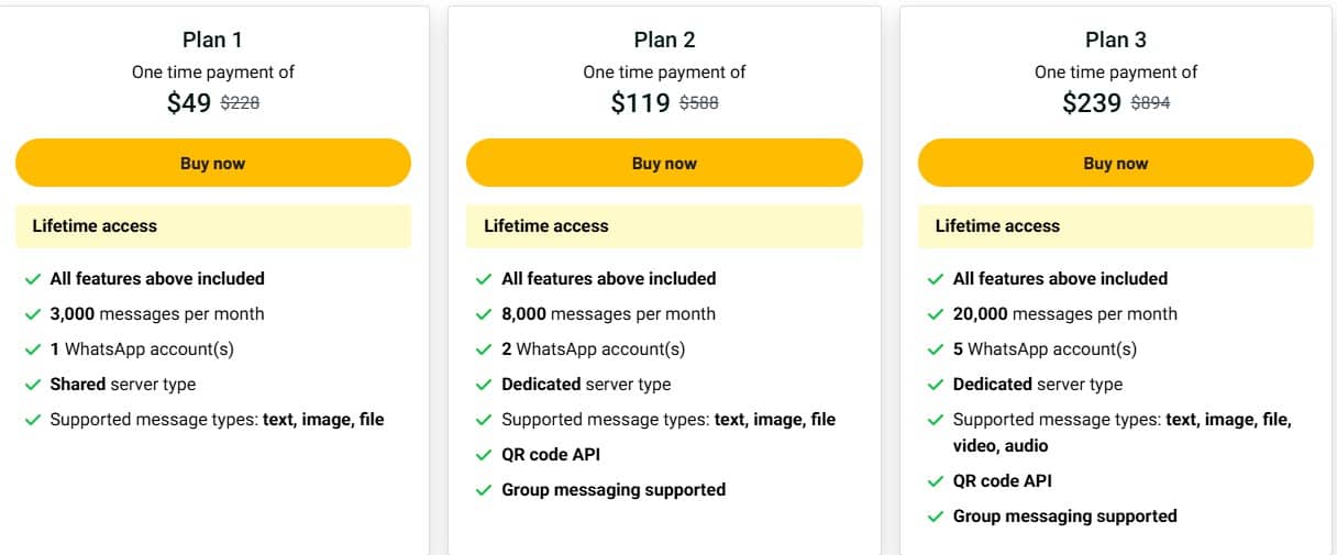 WbizTool Lifetime Deal: WhatsApp Business API for Automated Messaging 3 wbiztool appsumo price