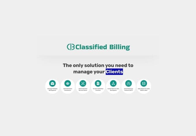 Classified Billing lifetime deal on dealify