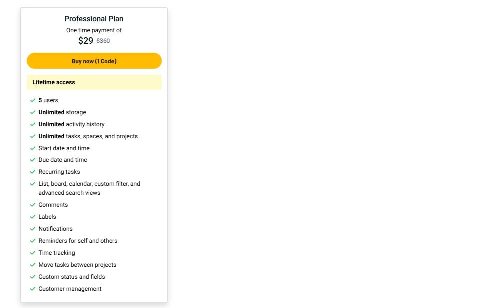 Astravue Technologies Lifetime Deal: Project Management Tool 3 astravue appsumo price