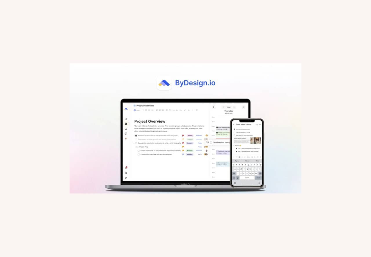 ByDesign lifetime deal on appsumo