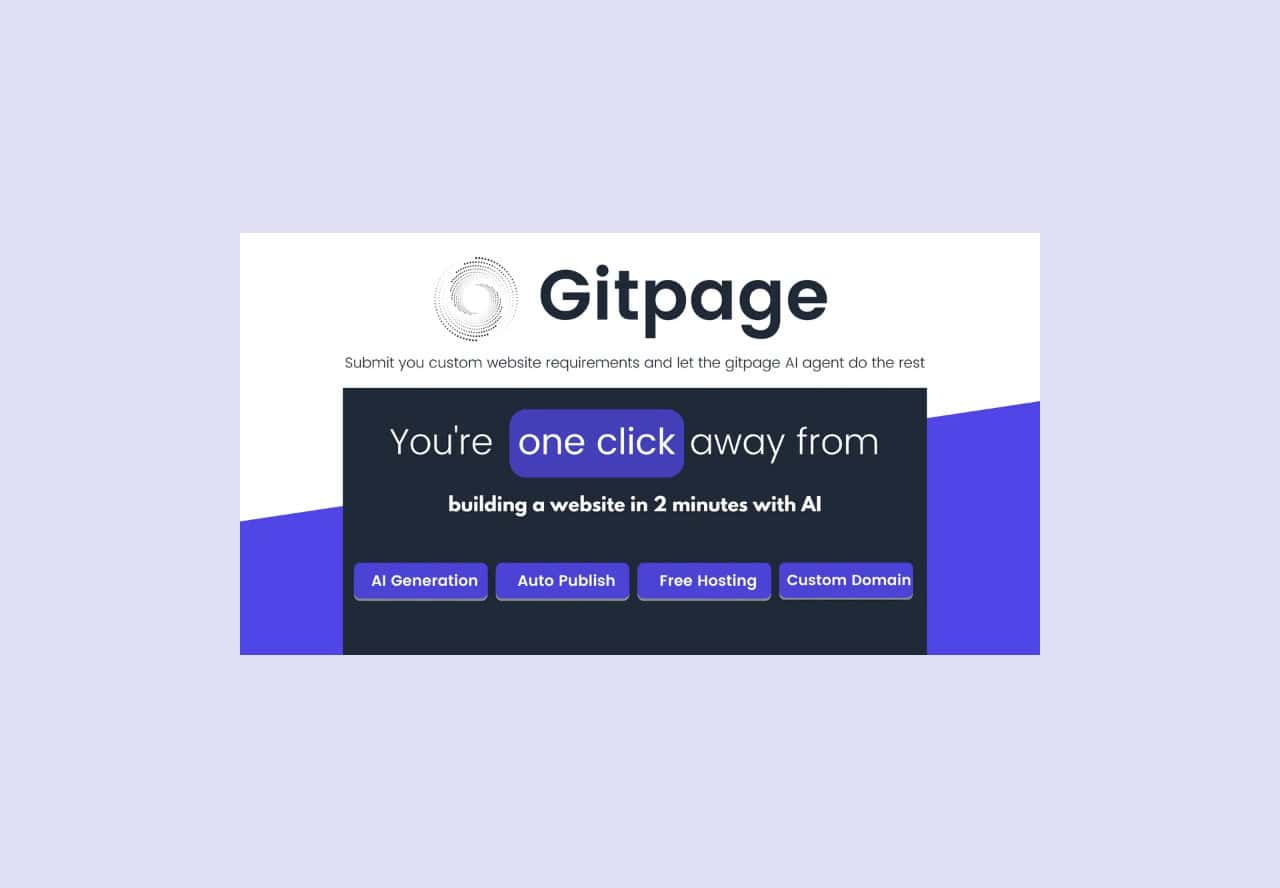 GitPage lifetime deal on stacksocial