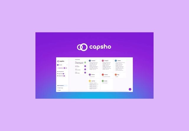 capsho lifetime deal on appsumo