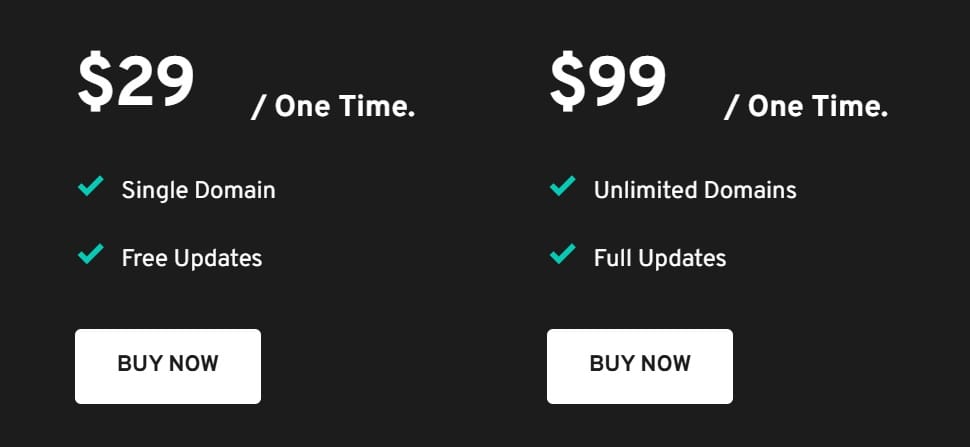 Bundle WP regular pricing