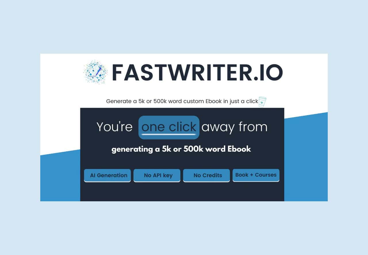 Fastwriter lifetime deal on dealify