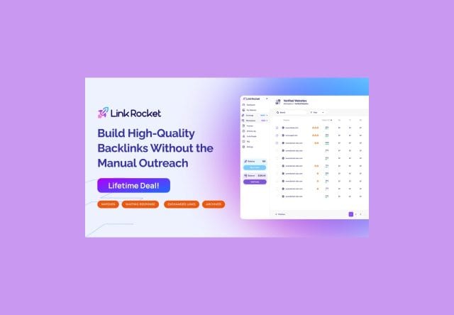 LinkRocket lifetime deal on rockethub