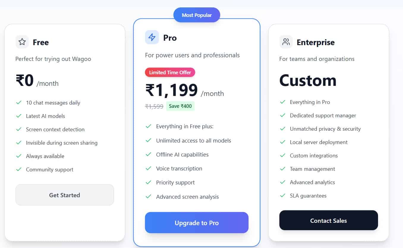 wagoo ai regular pricing