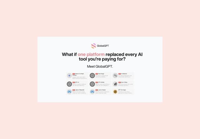 GlobalGPT lifetime deal on saaszilla