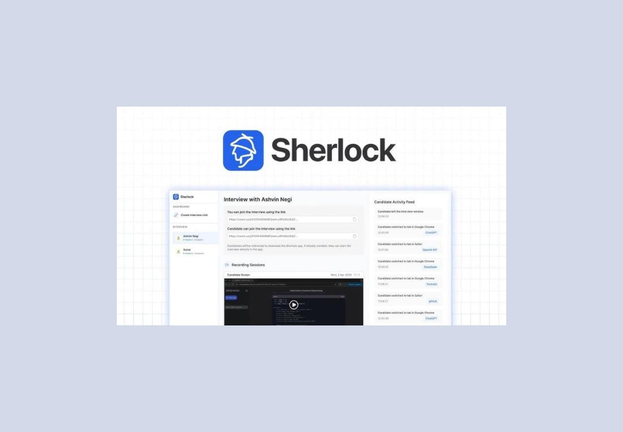 Sherlock Al lifetime deal on appsumo