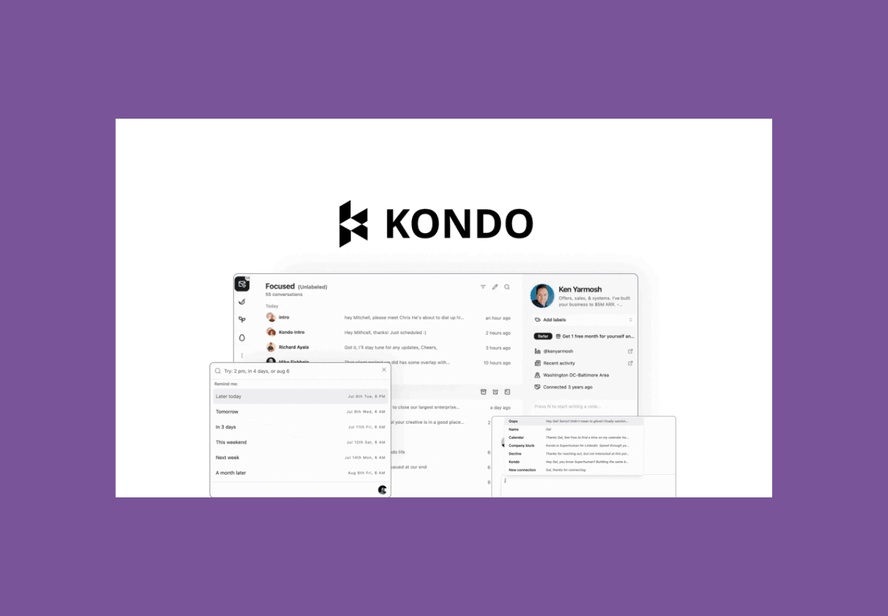 Kondo Lifetime deal on Appsumo
