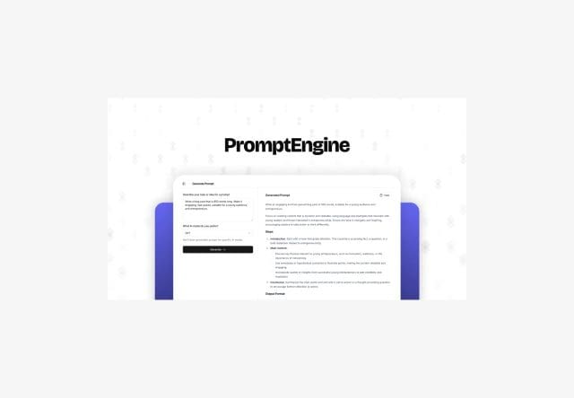PromptEngine lifetime deal on appsumo