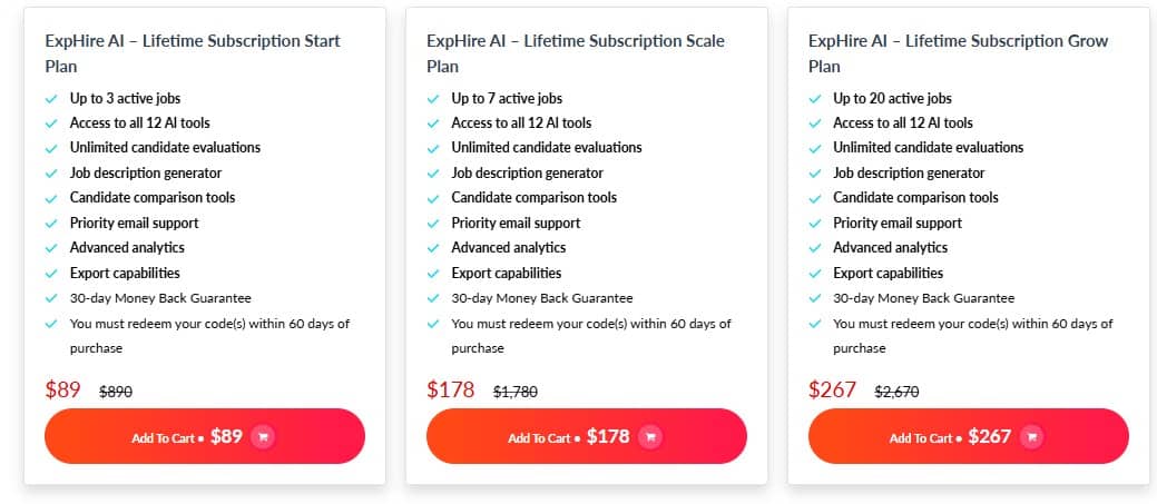 exphire ai dealify price