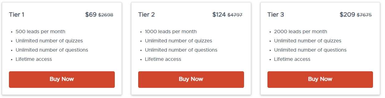 quizlead regulapr pricing