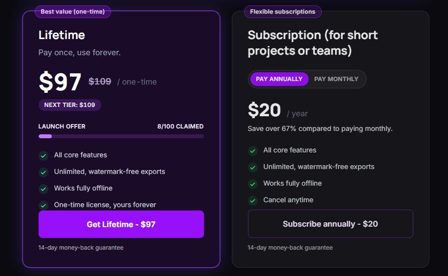 Cursorclip Regular Pricing