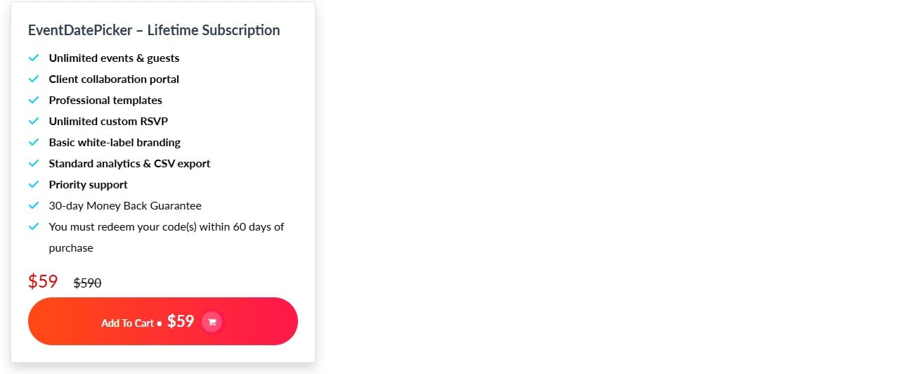 eventdatepicker dealify price