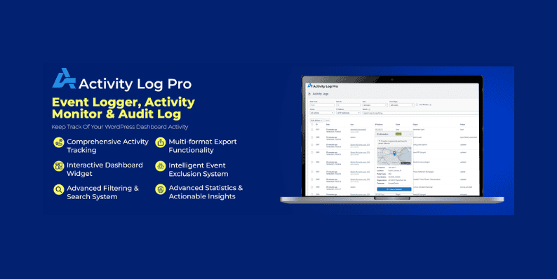 Activity Log Pro Black Friday Deal