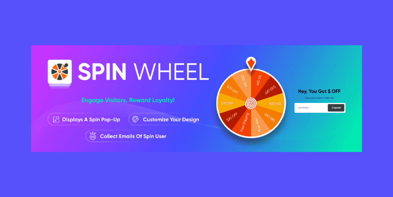 Spin Wheel Black Friday Deal