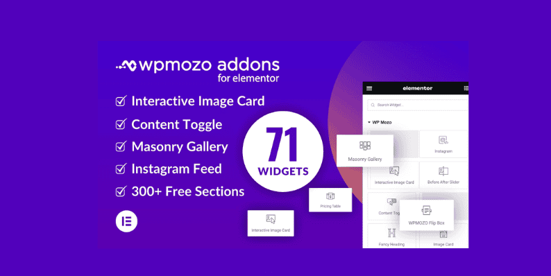 WPMozo Addons for Elementor Black Friday Deal