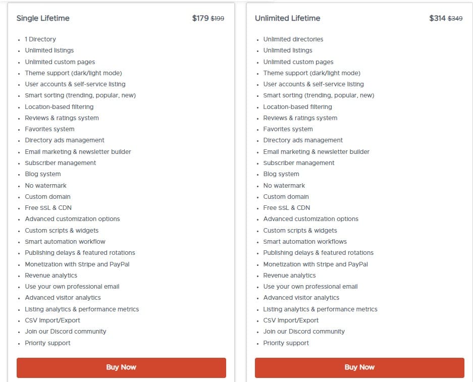 DirectoryEasy dealfuel pricing