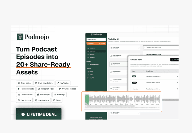Podmojo Lifetime Deal on Rockethub