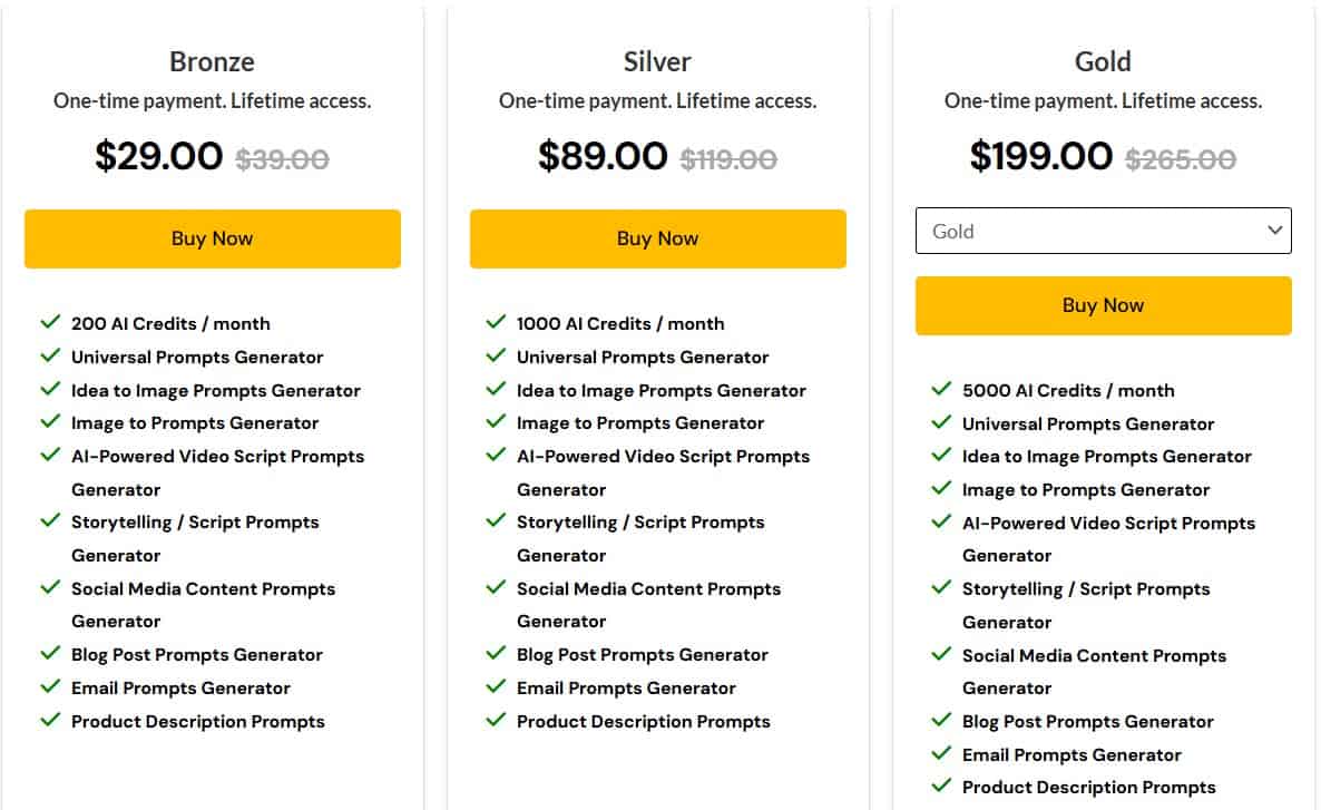 Prompting Systems Dealmirror Price