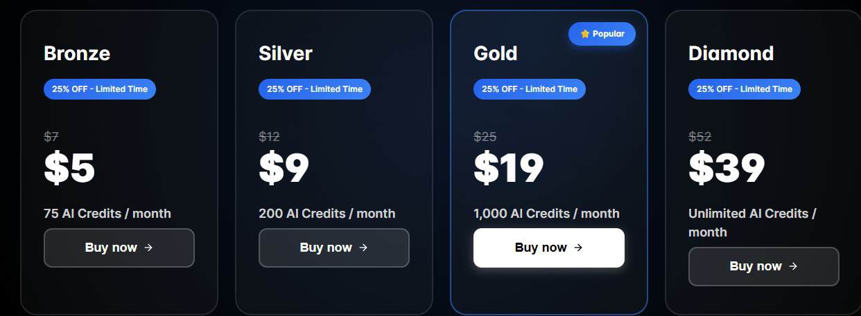 Prompting Systems Regular pricing