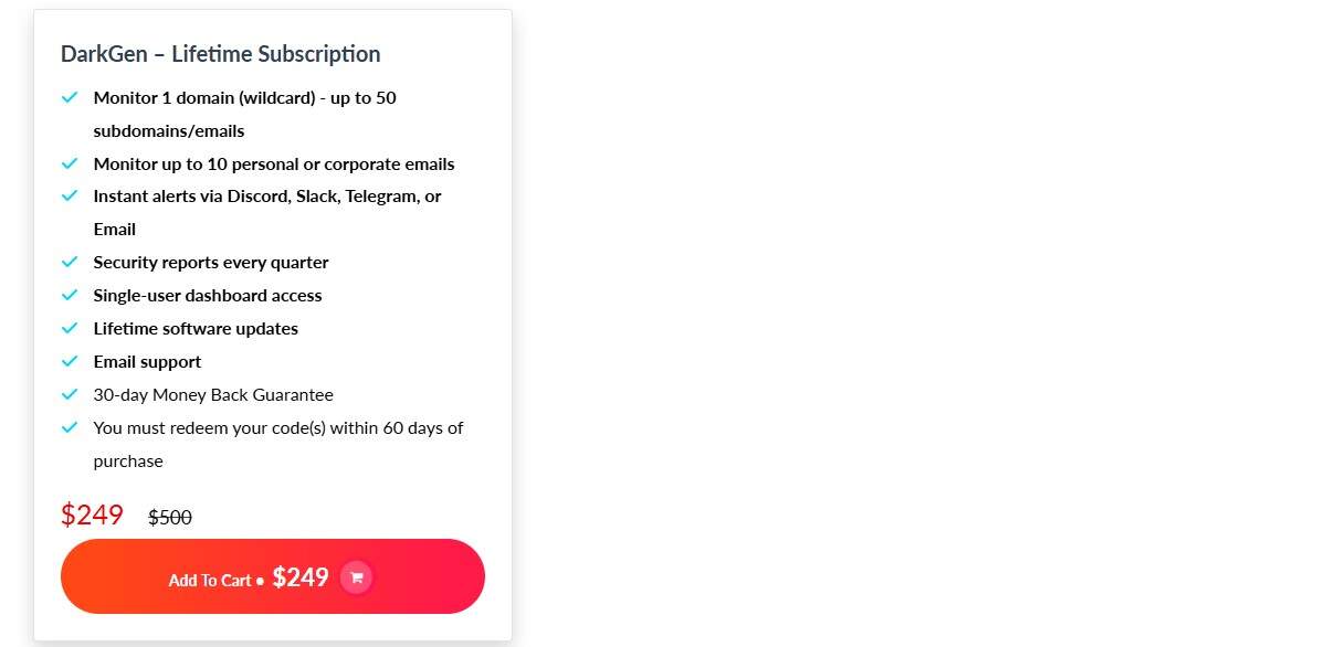 darkgen dealify price