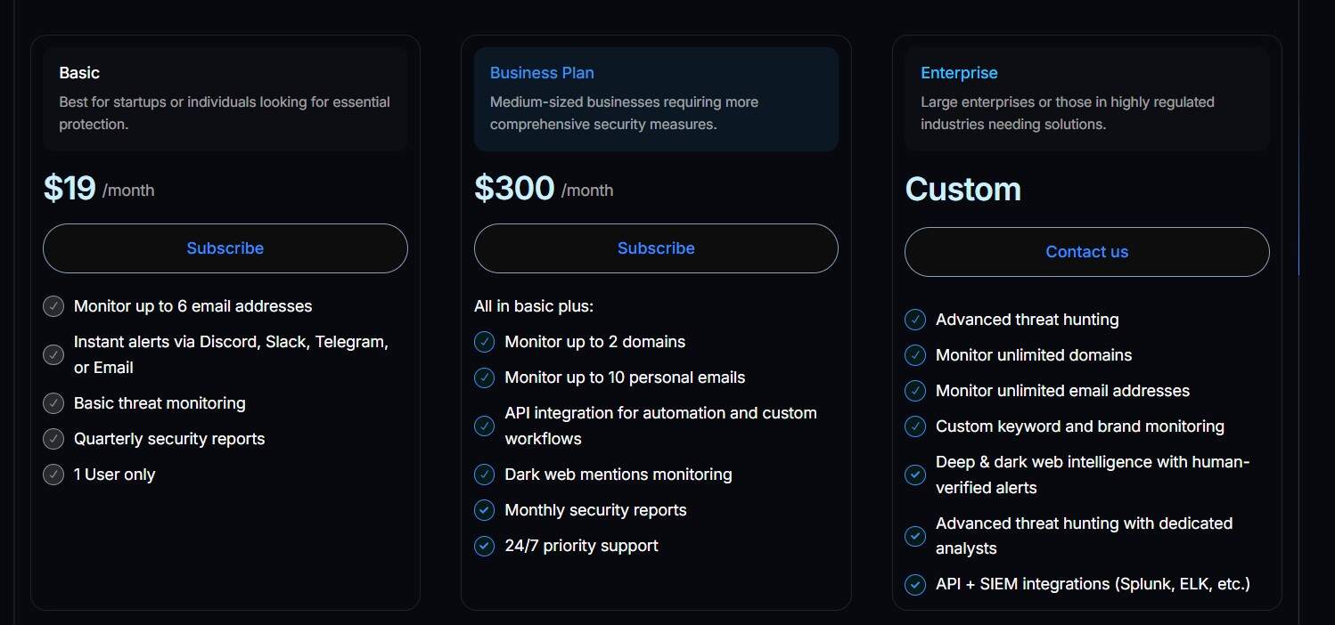 darkgen regular pricing