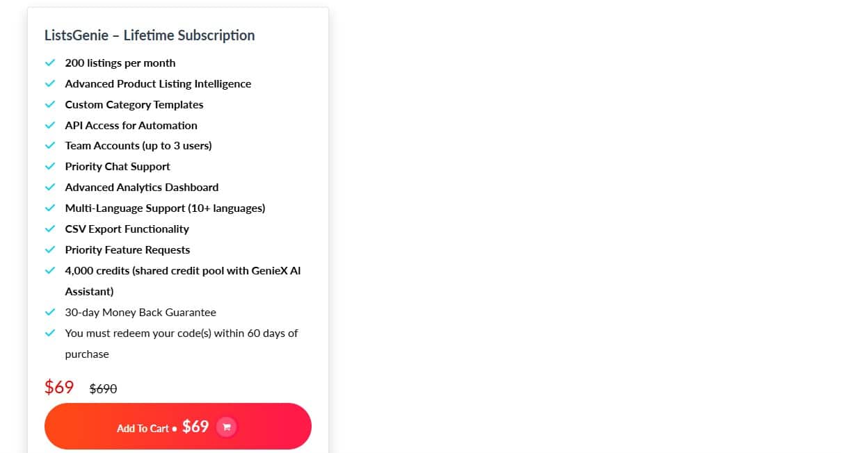 ListsGenie Lifetime Deal: AI marketing Platform 7