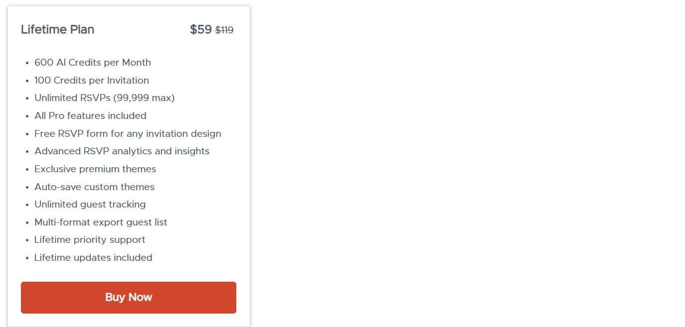 BirthdayInvitation.AI dealfuel price