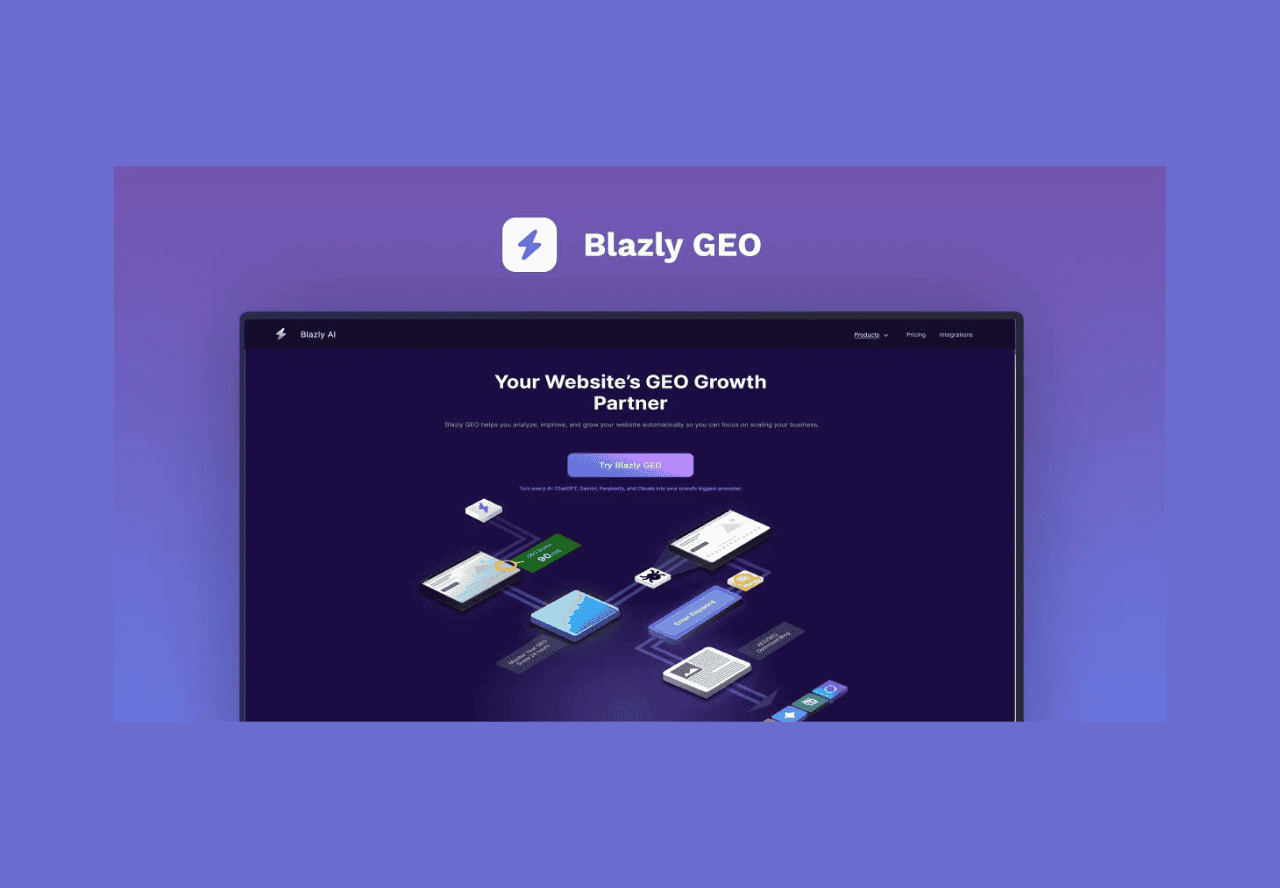 Blazly GEO lifetime deal on Dealify