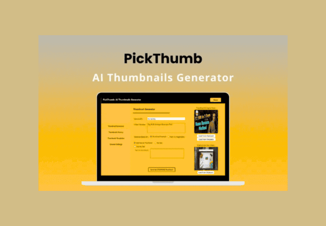 PickThumb lifetime deal on dealfuel